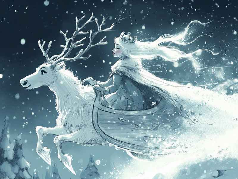 冰雪女王童话故事漫画，冰雪女王的故事动画片
