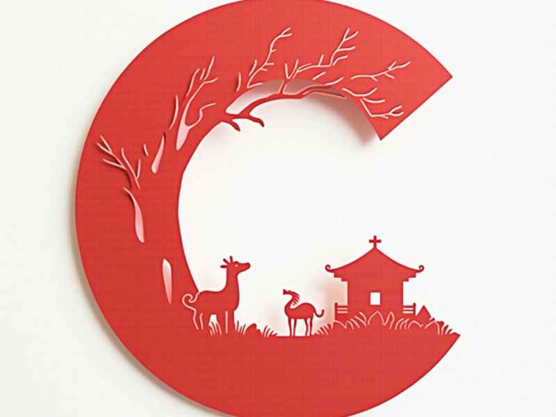 春字手工剪纸 - 春字手工剪纸图片