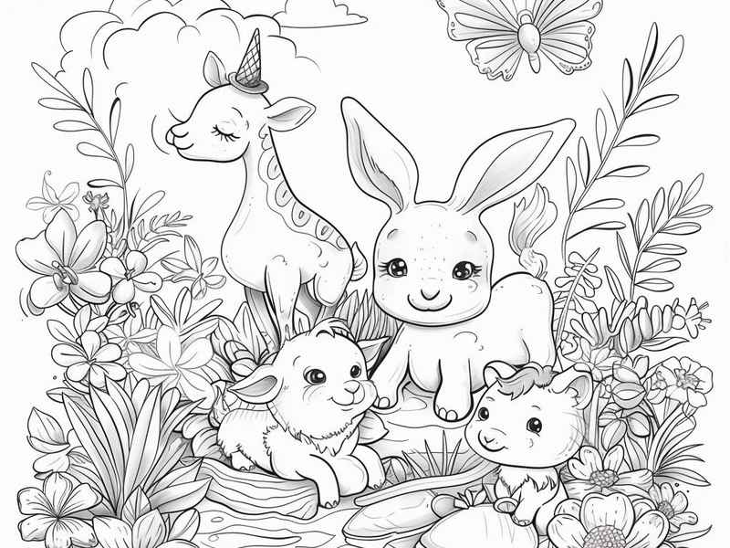 动物的童话简笔画 动物的童话简笔画图片 动物的童话简笔画 动物的童话简笔画图片