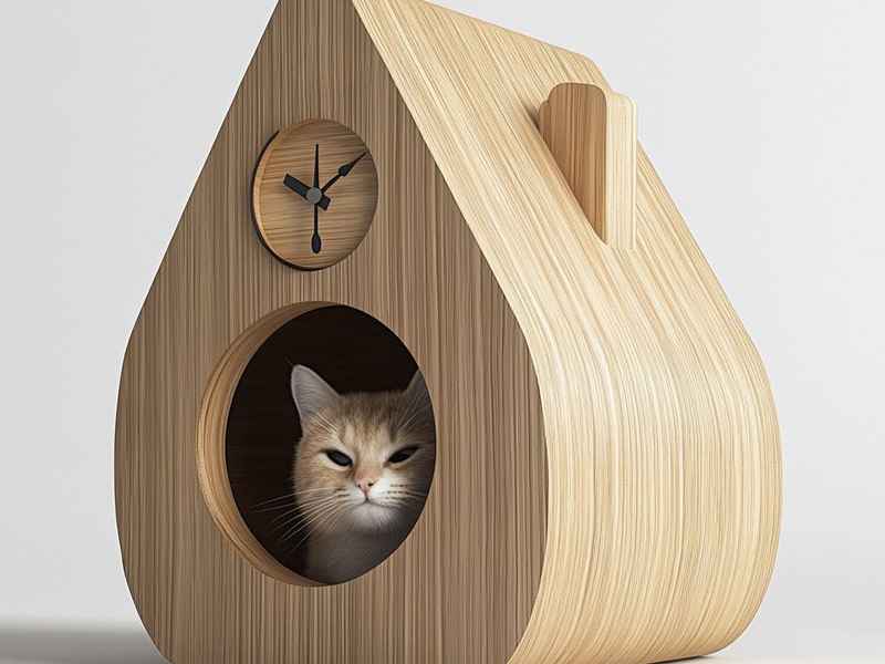 猫屋简笔画图片大全 猫屋简笔画图片大全大图
