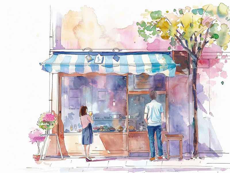 故事水彩画（水彩故事插画）