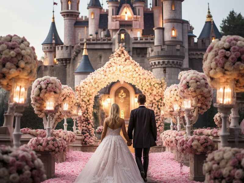 浪漫童话故事婚礼；童话般的浪漫婚礼