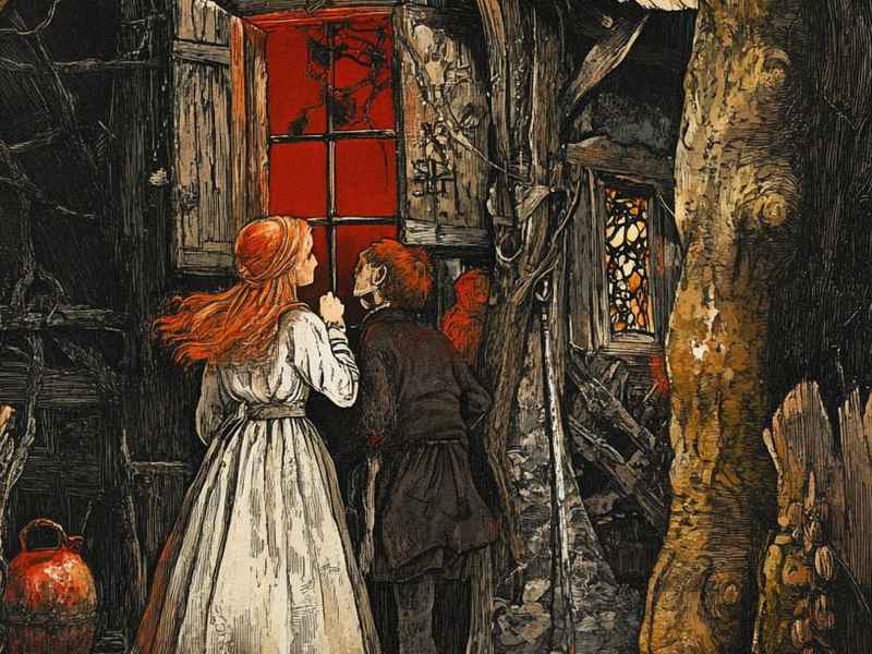 安徒生童话插图画的是什么故事、安徒生童话里面的插图怎么画图片
