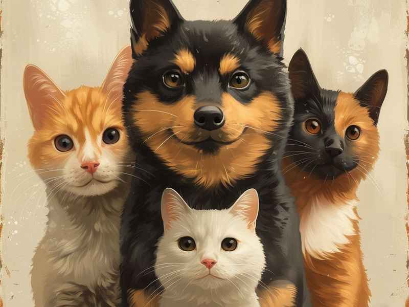 猫狗马简笔画 猫狗马简笔画图片 猫狗马简笔画 猫狗马简笔画图片