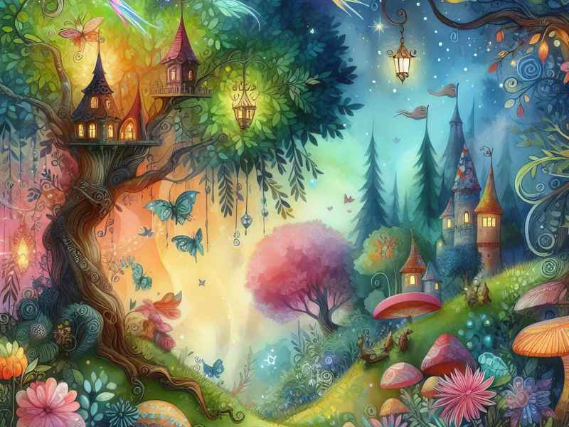 幻想童话故事绘画 幻想童话绘本怎么画