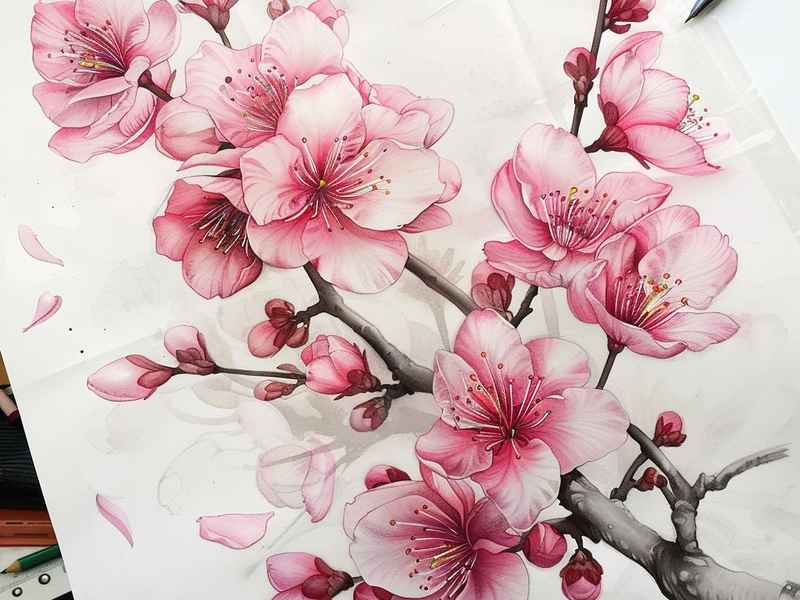儿童画桃 儿童画桃花 儿童画桃 儿童画桃花
