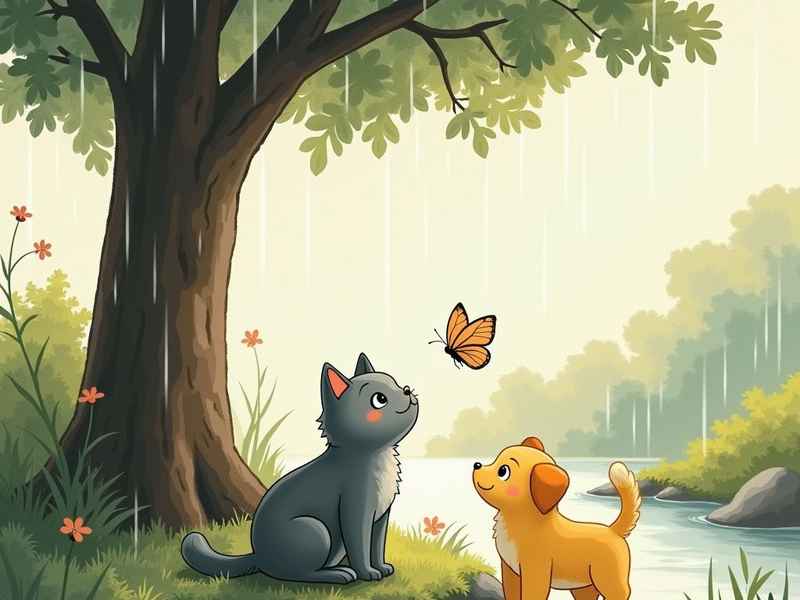 会求雨的猫童话故事，会求雨的猫读的故事