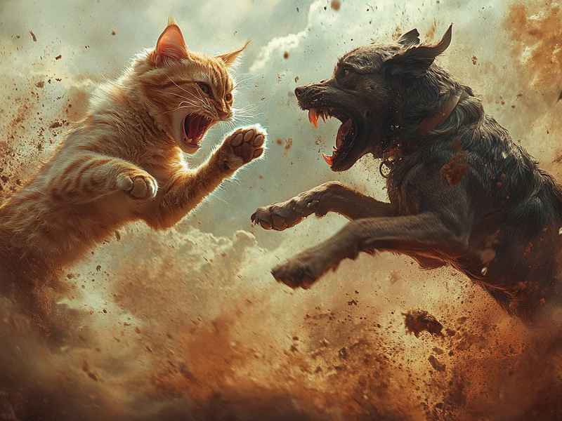 猫和狗结仇的童话故事（猫狗结仇的故事来源于哪本书）