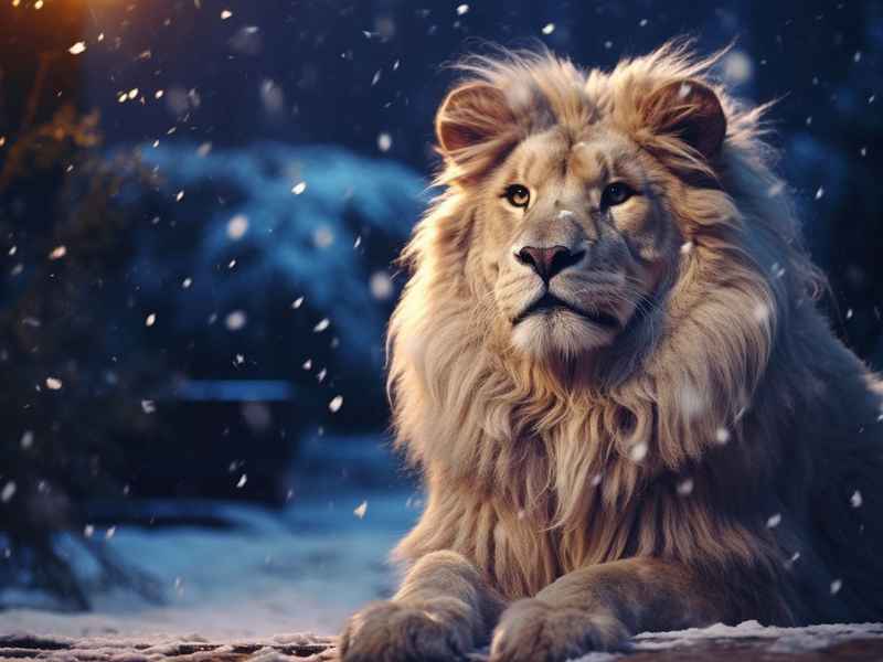 狮子与雪人的童话故事 狮子与雪人的童话故事