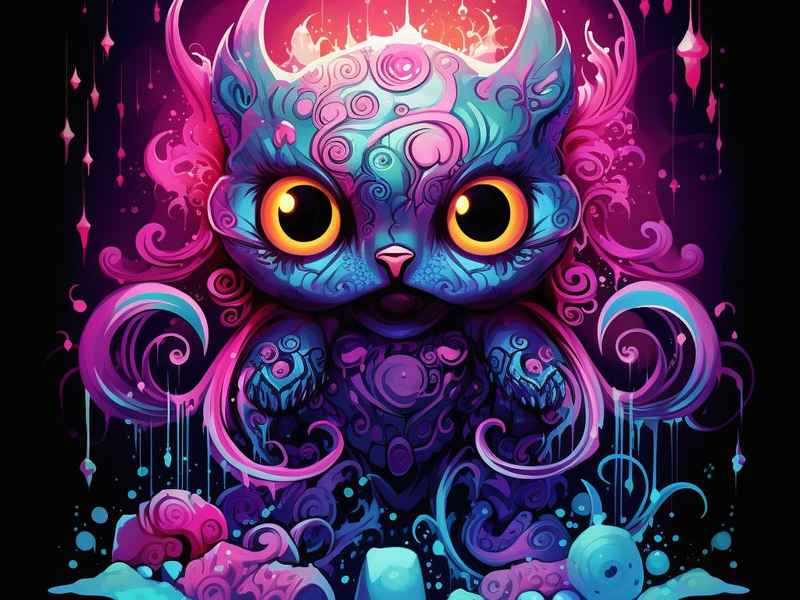 童话 猫，童话 猫头鹰