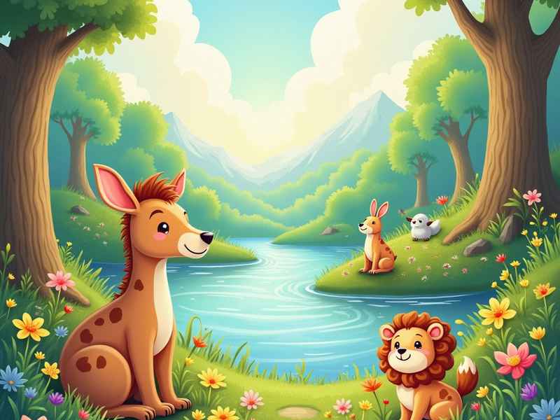 童话故事内容有小兔小猴树林小河 小猴子小兔子小鸟在树林里的故事