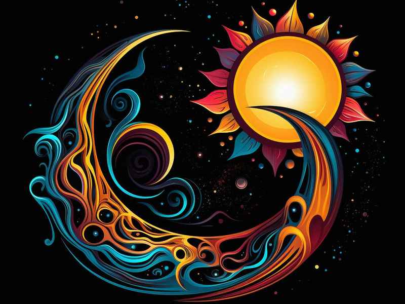 太阳与月亮的柴体拟人图片 - 太阳与月亮的柴体拟人图片怎么画