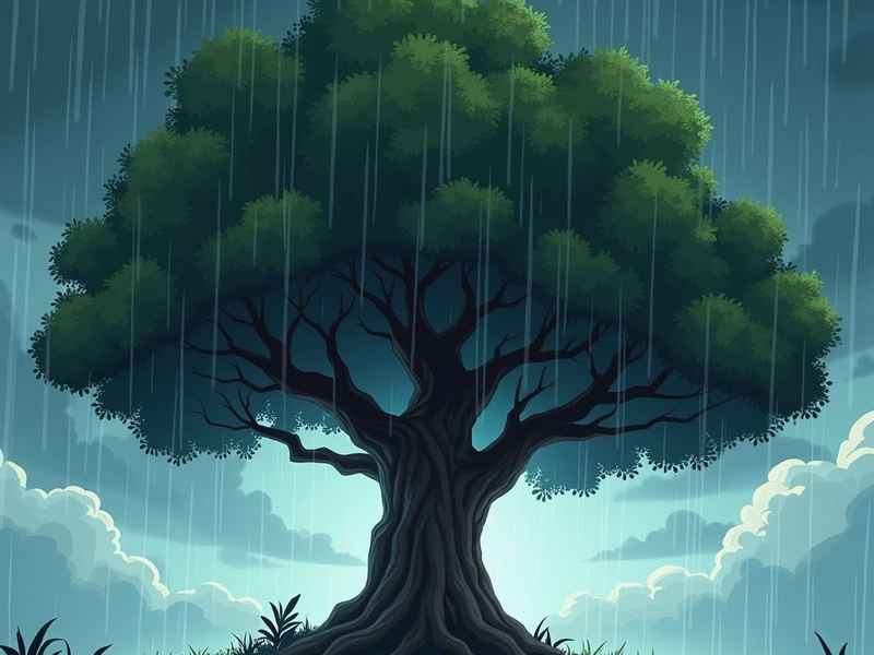 树会下雨的童话故事300字 会下雨的树续写故事50字 树会下雨的童话故事300字 会下雨的树续写故事50字