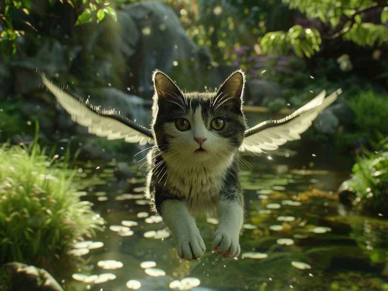 童话故事一只想飞的猫讲述了什么、一只想飞的猫讲述了一个什么故事