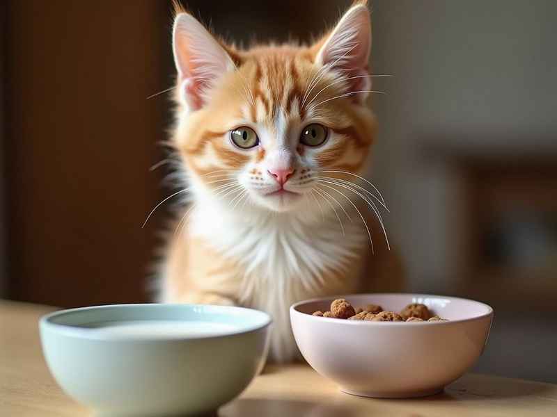 挑食的小猫图画，挑食的小猫图画怎么画
