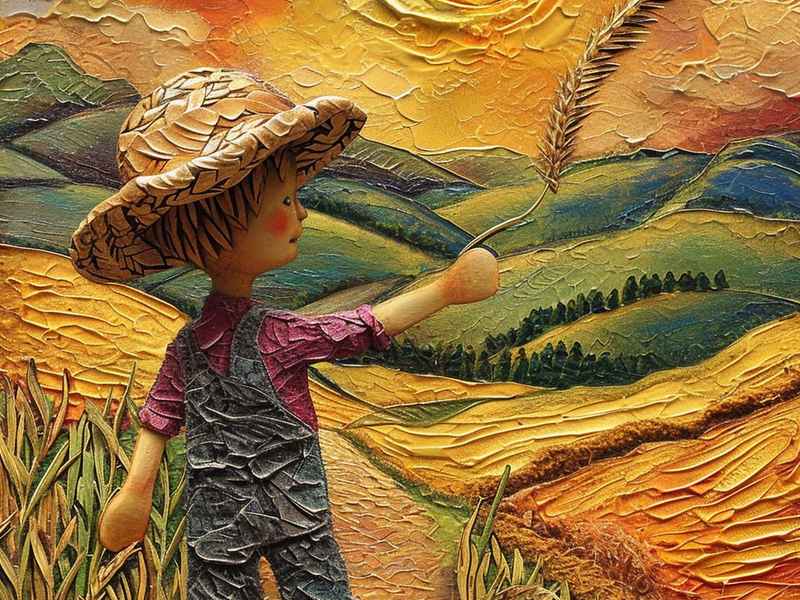 秋天稻田的儿童画、秋天稻田的儿童画图片大全 秋天稻田的儿童画、秋天稻田的儿童画图片大全