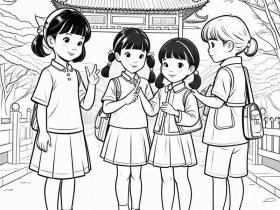童话故事人物图片线稿；童话人物图片 简单