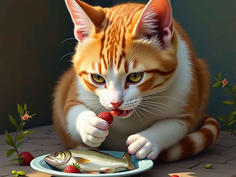 挑食的小猫咪童话故事书 爱挑食的小猫 故事