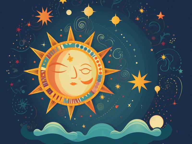 太阳月亮星星的童话故事简短、太阳星星和月亮的故事