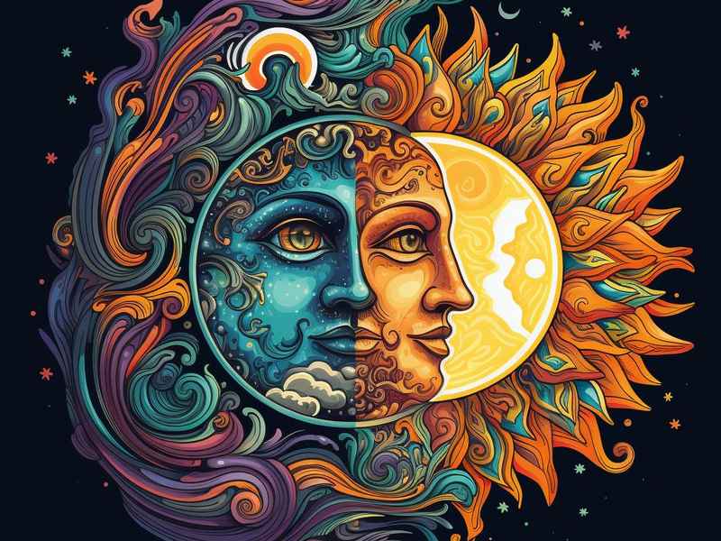 太阳与月亮 故事、太阳与月亮 故事视频