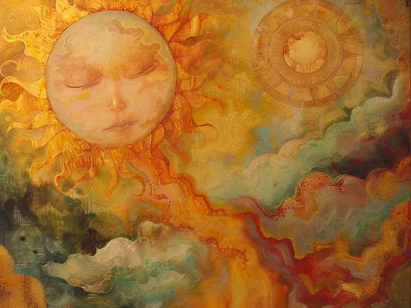太阳与月亮童话，以太阳与月亮编童话