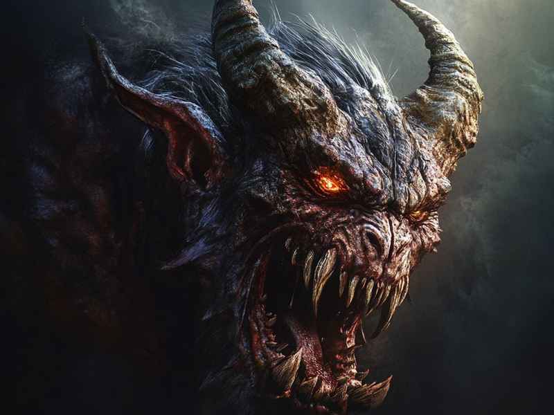 童话故事凶狠的魔王200字、凶狠的魔王编故事