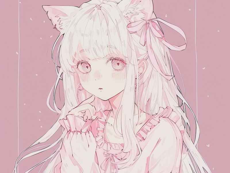 桃粉色动漫简笔画狐狸 少女心爆棚的简笔画 动漫 粉色 桃粉色动漫简笔画狐狸 少女心爆棚的简笔画 动漫 粉色