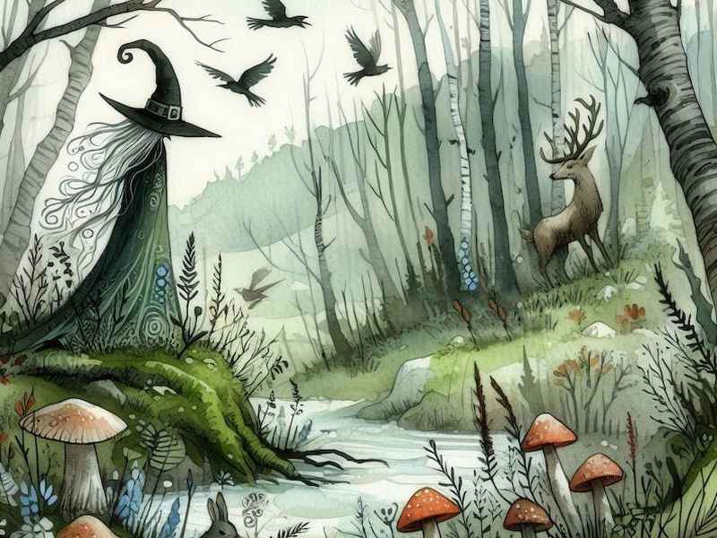 森林童话插图、森林童话插图怎么画 森林童话插图、森林童话插图怎么画