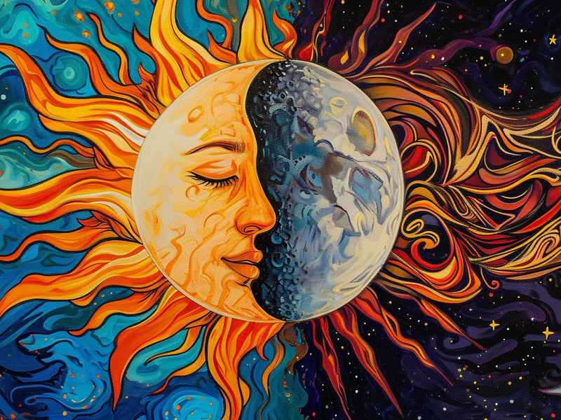 太阳和月亮童话 - 太阳和月亮的童话