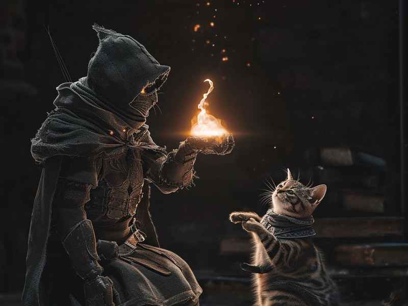 少儿童话故事魔法师和猫咪、魔法师和猫咪的故事