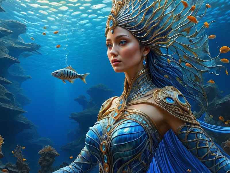 童画故亊海的女儿 - 海的女儿儿童简笔画 童画故亊海的女儿 - 海的女儿儿童简笔画