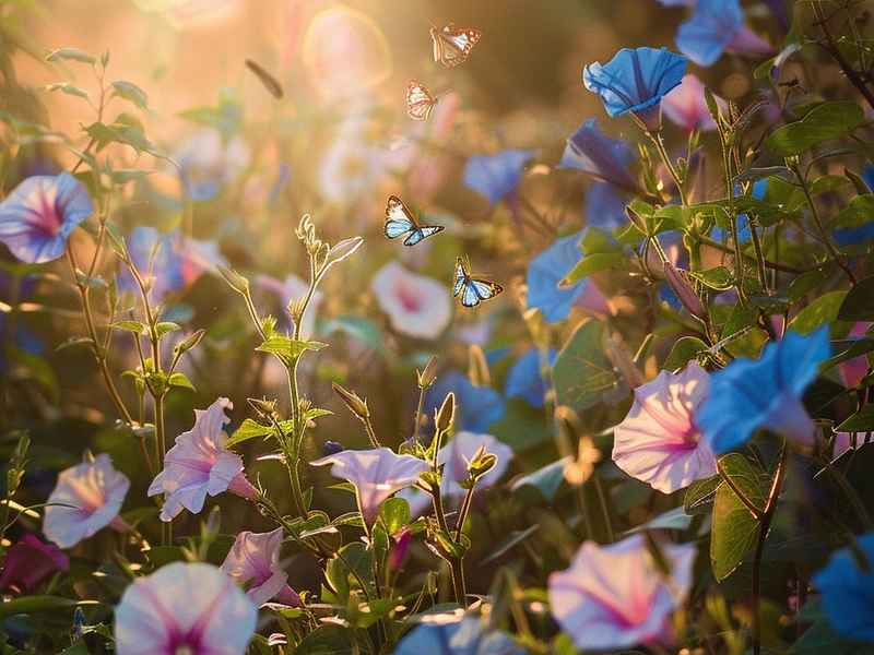牵牛花童谣、牵牛花童谣背一背