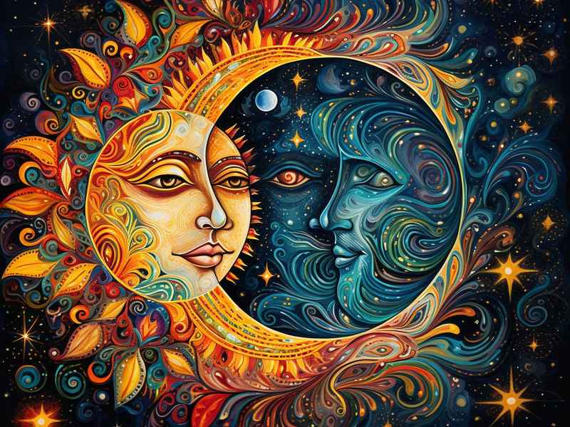 太阳和月亮的童话故事；故事太阳和月亮的故事