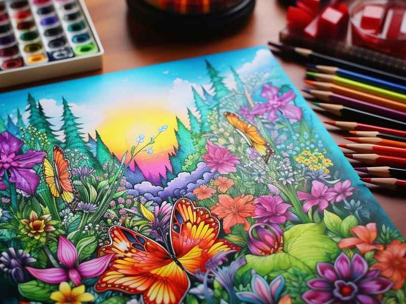 秋天的景色绘画作品;秋天的景色绘画作品三年级 秋天的景色绘画作品;秋天的景色绘画作品三年级
