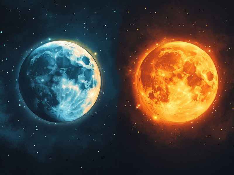 太阳和月亮同时出现是什么现象（太阳和月亮一起出现是什么现象）