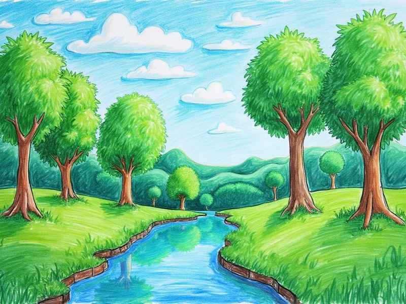 生态儿童画,儿童画生态环保主题简单又漂亮 生态儿童画,儿童画生态环保主题简单又漂亮