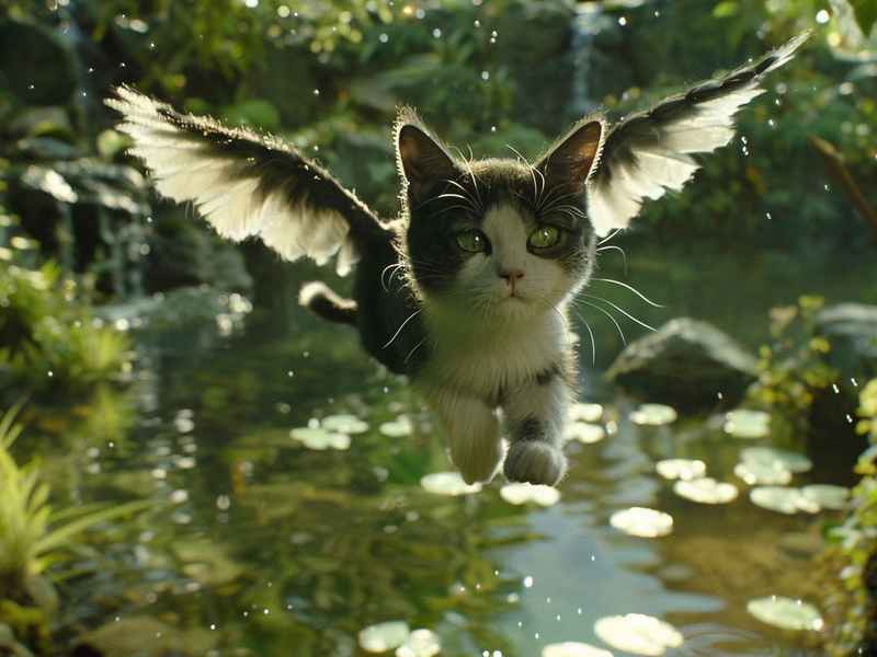 童话故事一只想飞的猫讲述了什么、一只想飞的猫讲述了一个什么故事