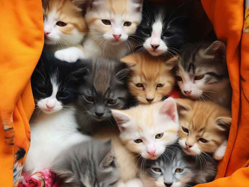 十只小花猫的故事，十只小花猫的故事图片
