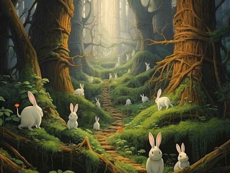 睡前小故事小白兔在森林里迷路(小白兔在森林迷路的故事) 睡前小故事小白兔在森林里迷路(小白兔在森林迷路的故事)