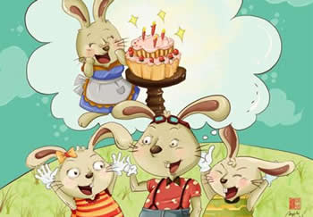 小白兔-小白兔的生日礼物