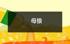 狼的故事 - 母狼