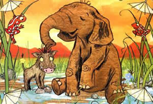 大象-没有长鼻子的小象