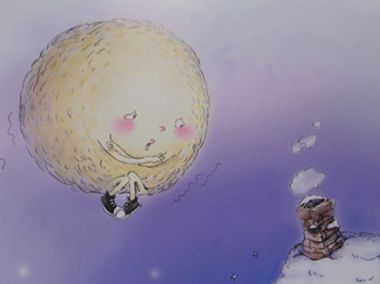 月亮故事-月亮掉进烟囱里